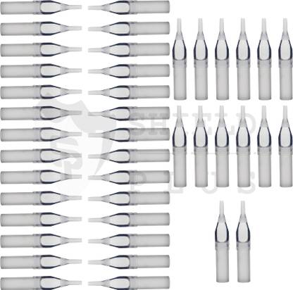 Shield plus TATTOO 5RT DISPOSABLE TIP (50 PCS) Disposable Round Liner, Round Shader Tattoo Needles