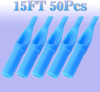 SD Enriching Beauty 15FT Sterile Tattoo Nozzle Tips Needle Tubes Disposable Flat Tattoo Needles