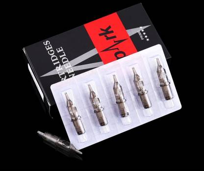 Shield plus Spark Prime Quality Tattoo Cartridge Box of 20 Needles [Size: 7RL]
 1 box Disposable Round, Round Liner Tattoo Needles