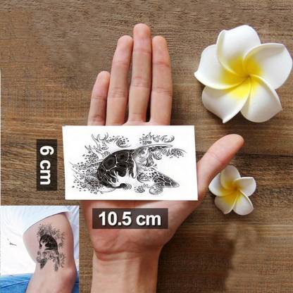 voorkoms Turtle Design Temporary Tattoo Stickers For Male And Female Fake Tattoo