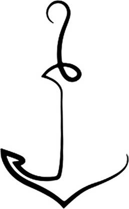 SIMPLY INKED Minimal Anchor Tattoo