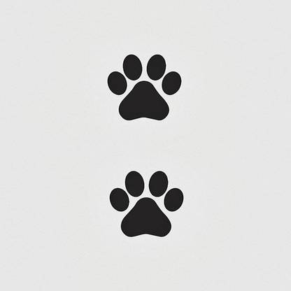 SIMPLY INKED Paw Print Semi Permanent Tattoo