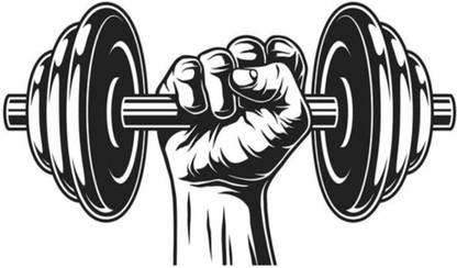 voorkoms Gym Dumbbell Tattoo Waterproof For Men and Women Temporary Body Tattoo