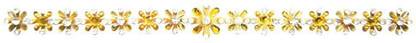 Comet Busters Gold Temporary Armband Tattoo Body Sticker (BT030)