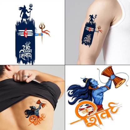 Temporary Tattoowala Lord Mahakal Temporary Tattoo Sticker For Male And Female Tattoo