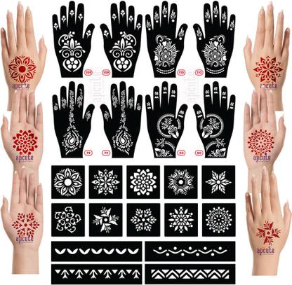 APCUTE mehendi sticker for kids