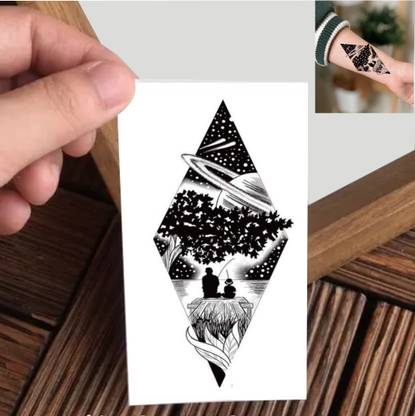 Vanvati Floral Mandala Temporary Tattoo For Male And Female