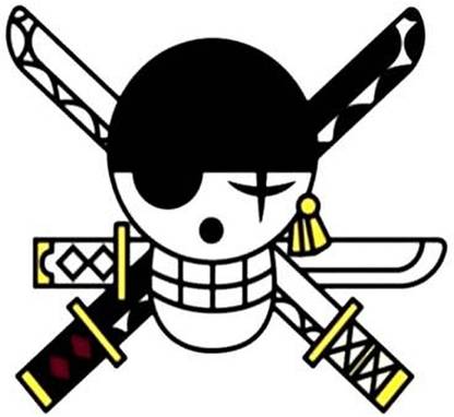 SIMPLY INKED Zoro Jolly Roger Semi Permanent Tattoo