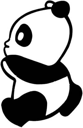 Comet Busters Cute Temporary Body Tattoo Panda Sticker (BT083)