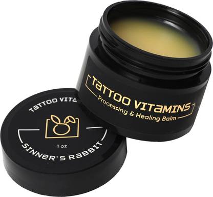 Tattoo gizmo Sinner's Rabbit Tattoo Vitamins - Processing and Healing Balm-1oz