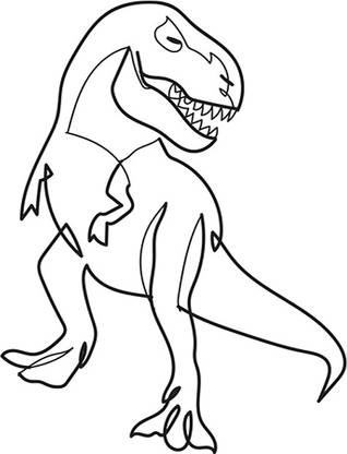 SIMPLY INKED Minimal Dinosaur Tattoo