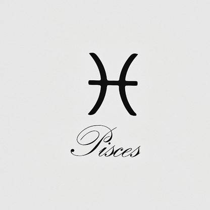 SIMPLY INKED Pisces Astrology Semi Permanent Tattoo