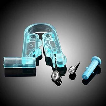 Shield plus Ear Piercing Tool Nose Piercing Clip Earring Studs Body Jewelry Blue Piercing