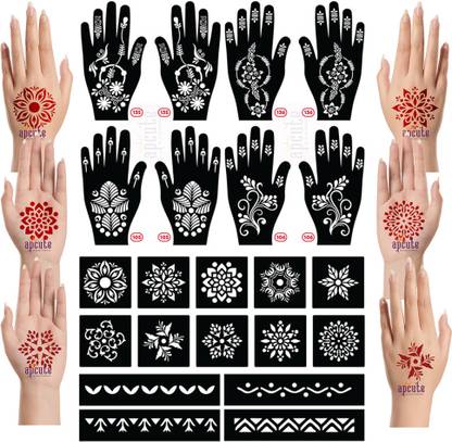 APCUTE mehendi stickers Set of 22 pieces