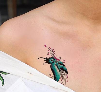 The Canvas Arts Temporary tattoo sticker men women boys girl waterproof flower star butterfly