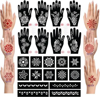 APCUTE mehendi design sticker