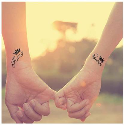 Comet Busters Couple Temporary Tattoo - Lovers (Set of 2) (BT035)