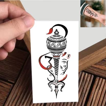 Vanvati Bajrangbali with Tail Temporary Tattoo