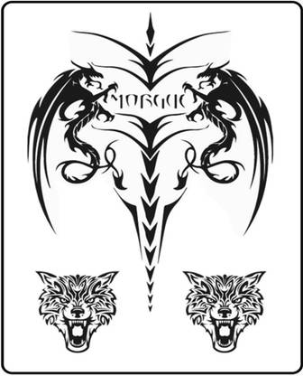 SIMPLY INKED Morgue Semi Permanent Tattoo