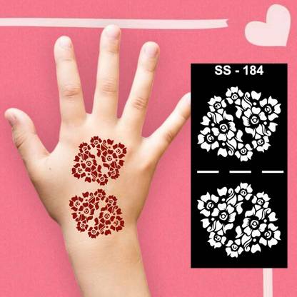 Temporary Tattoowala Mehndi Pattern Sticker for Children’s Hand Art and Learning