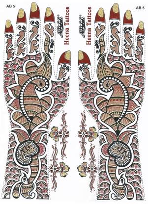 Abhishek Abhishek Henna Tattoos AB05 MBG
