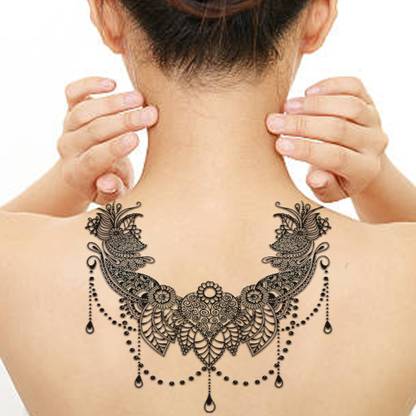 Temporary Tattoowala Tribal Tattoo Mandala tattoo Waterproof For Men and Women Temporary Body Tattoo