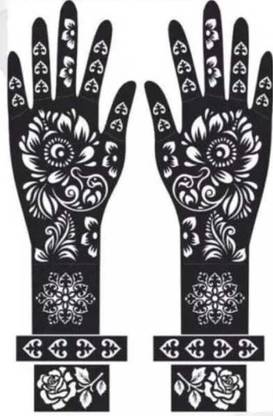 CHIC COPER Temporary Heena Art Stencil | Festive Ready Look for Every Celebration