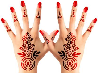 APCUTE Mehndi stencils for hands set-A-222