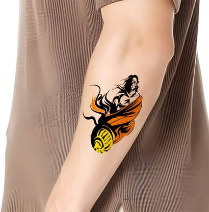 stylizeink Lord Hanuman Ji Colourful Temporary Tattoo For Waterproof Tattoo Men Woman
