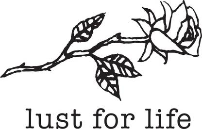 SIMPLY INKED Lust for Life Temporary Tattoo, Designer Tattoo for all