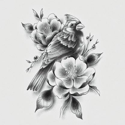 SIMPLY INKED Robin Temporary Tattoo