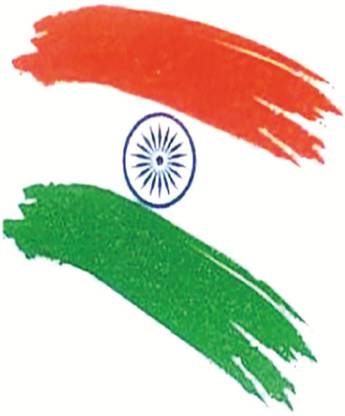 SIMPLY INKED Indian Flag Temporary Tattoo Designer Tattoo for All
