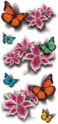 TATMODS Wrist Arm Hand Honeymoon Temporary Tattoo For Men and Woman