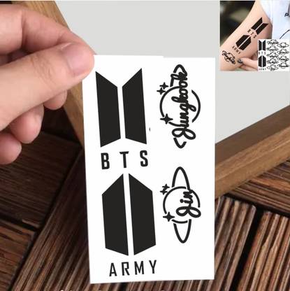 Vanvati BTS temporary tattoo For male And Female Tattoo sticker