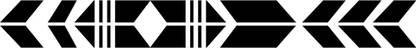 Ordershock Arrow Tribal Design Hand Band Tattoo For Male And Female Tattoo