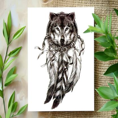 surmul Raccoon Animal Temporary Tattoo For Male, Female Fake