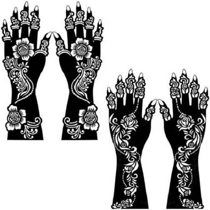 SADIKSHA Mehandi Stencil Mehendi stencil bridal, Mehendi Design Sticker Stencil