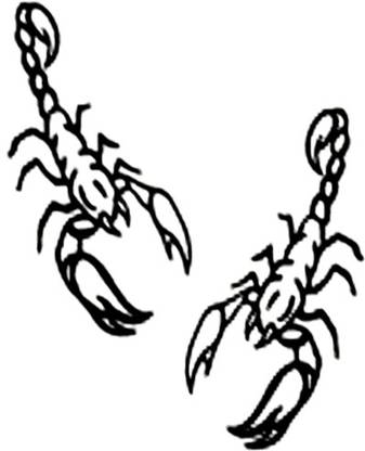 SIMPLY INKED NEW Mini Scorpion Tattoo