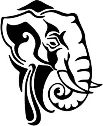 SIMPLY INKED Tribal Elephant Tattoo