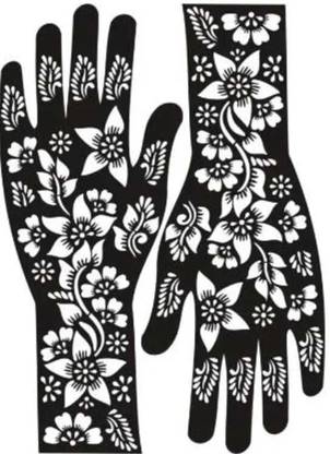 CHIC COPER Mehndi Tattoo Sticker � Waterproof & Long-Lasting Heena Design for Hands & Feet