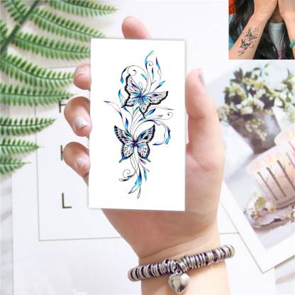 Temporary Tattoowala Butterfly Tattoo For Male And Female Waterproof
