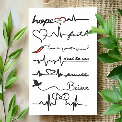surmul Quotes on Heart Beat Tattoo