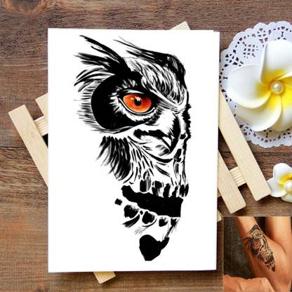 voorkoms Angry Eye Temporary Tattoo Stickers For Male And Female Fake Tattoo body Art