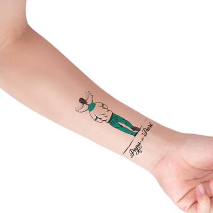 voorkoms Papa Ki Pari Tattoo Waterproof For Boys and Girls Temporary Body Tattoo