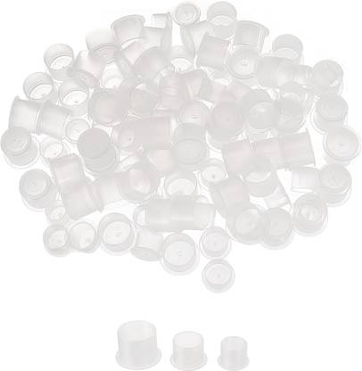 Shield plus Small Ink Caps for Tattoos- 50 Count Ink Containers for Tattoo and PMU Work