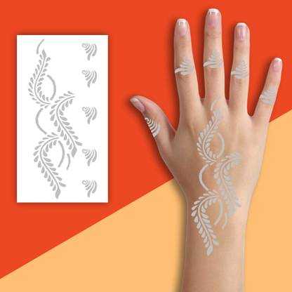 Ordershock Elegant Lotus Flower Mehndi Design For Special Days