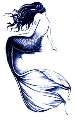 EREBEX Temporary Tattoo Cross With Wings Persistence Text