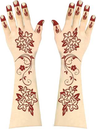 careone gallery Temporary Arabic Mehandi Latest Design for Women, Girls and Kids