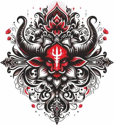 Temporary Tattoowala Angry Lucifer With Red Face Temporary Tattoo For Male And Female Tattoo