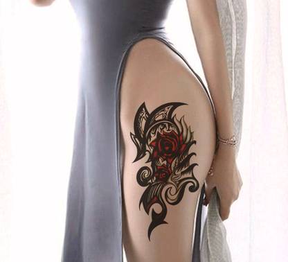 The Canvas Arts Temporary tattoo sticker men women boys girl waterproof flower star butterfly